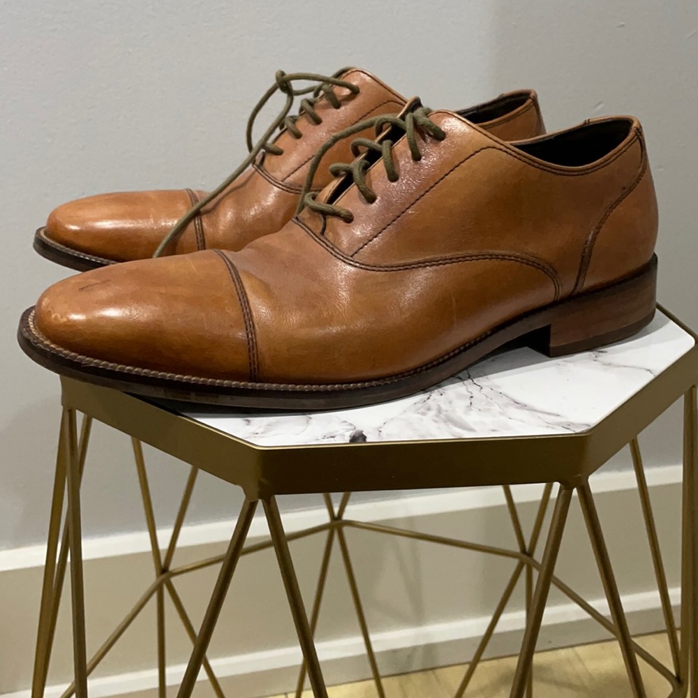 Men’s 8.5M Cole Haan Brown Leather Dress Shoe